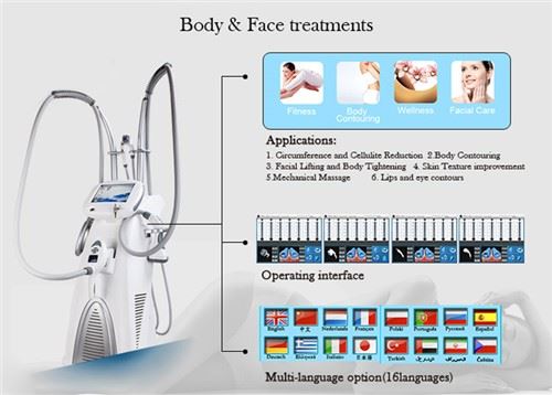 Velashape白鳥の首腹部の整形machine5in1
